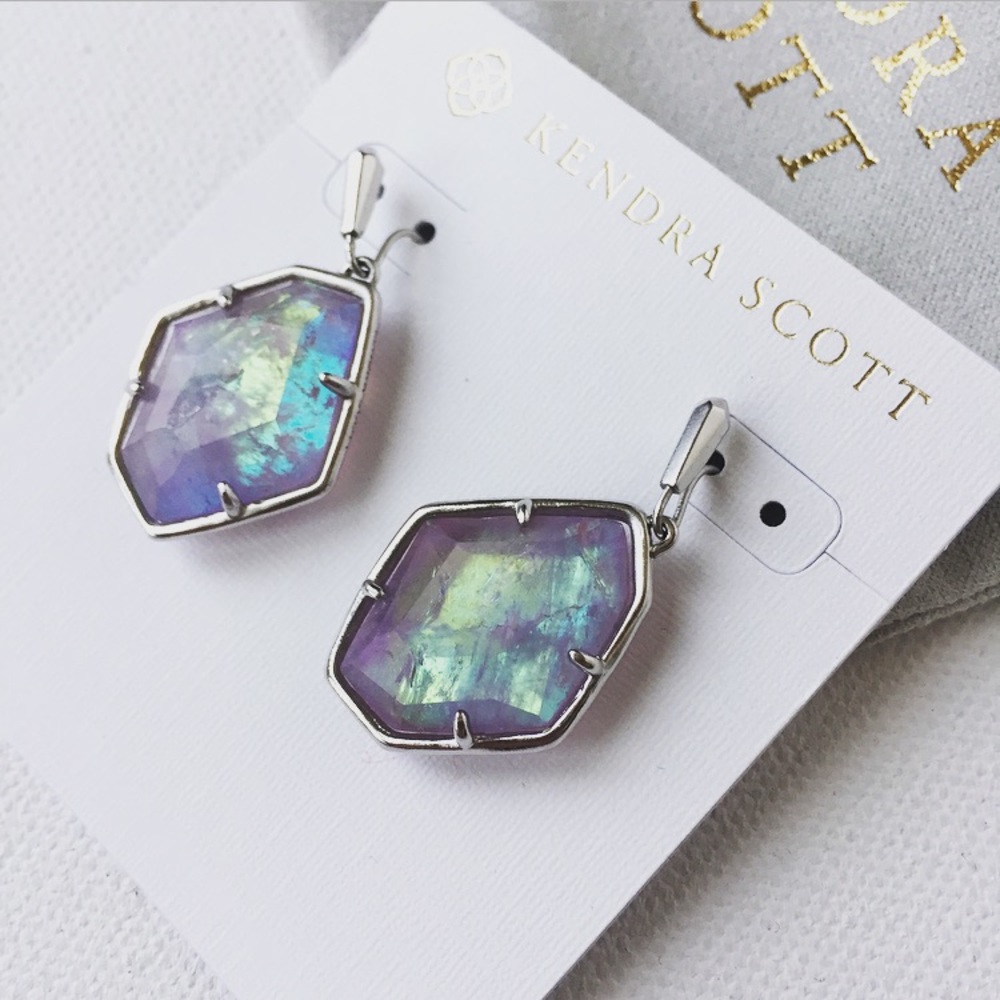 New Kendra Scott Dunn Large Drop Earrings - Picture 1 of 8